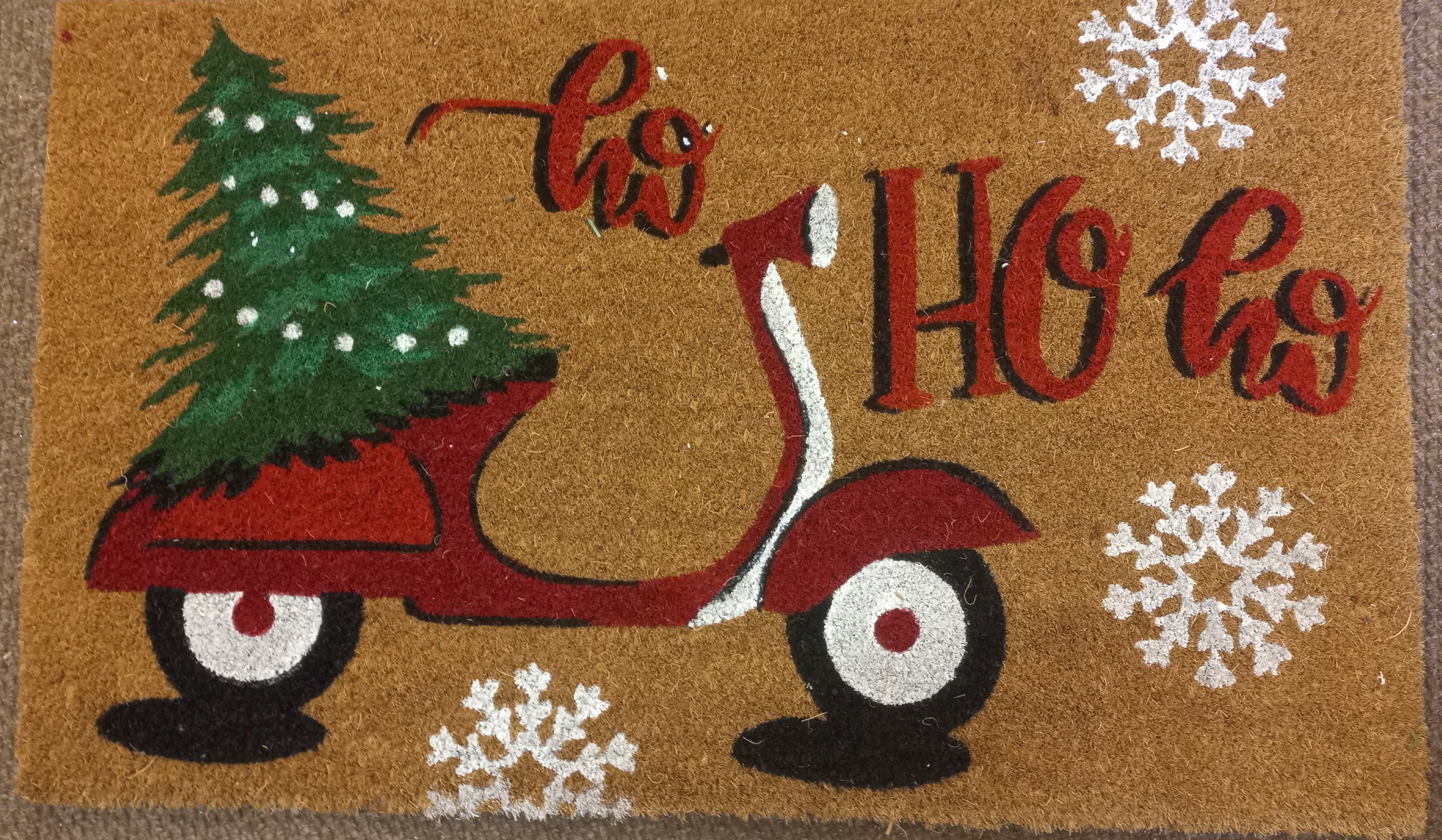 XMAS MAT SCOOTER