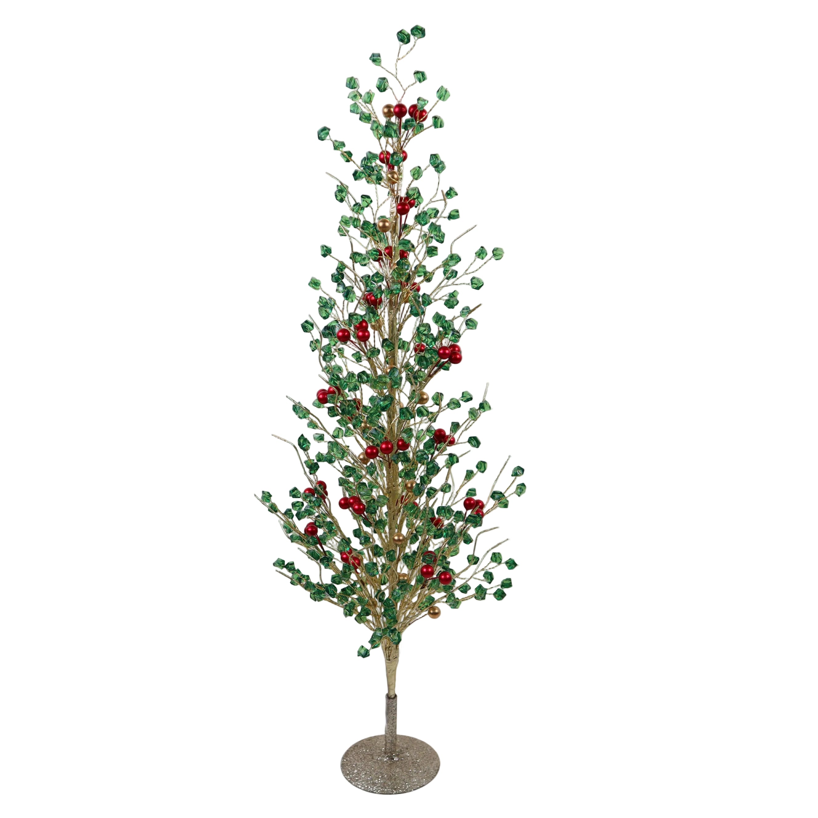 24" GREEN JEWEL TREE W BERRIES