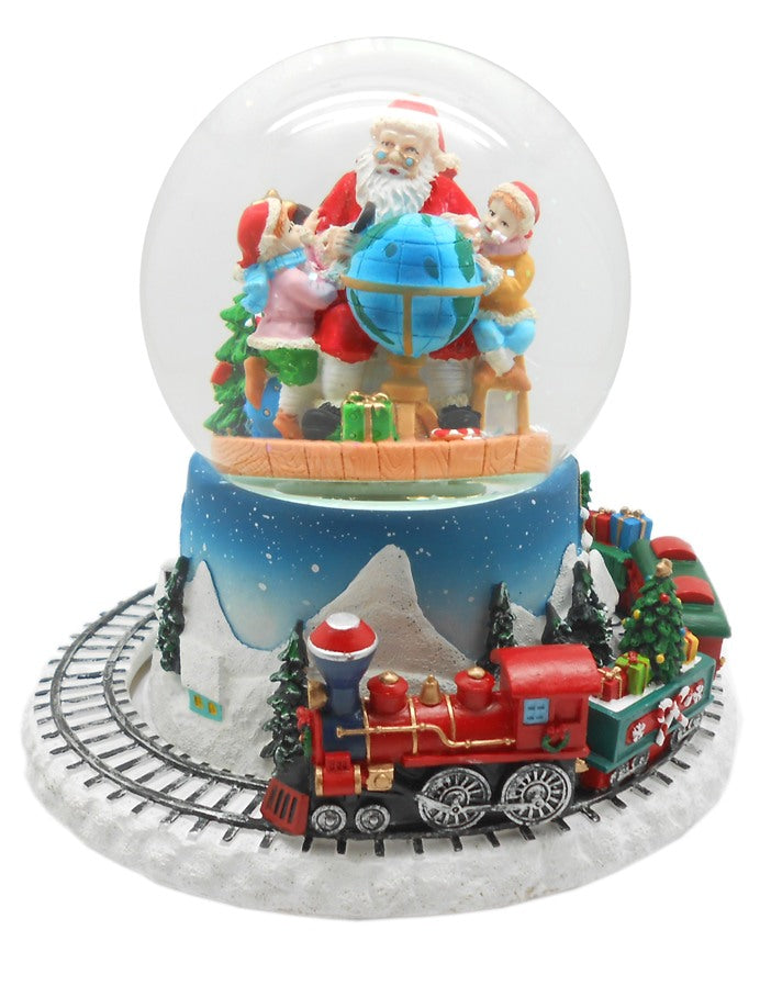 SANTA/CHILDREN/REVOLVING TRAIN