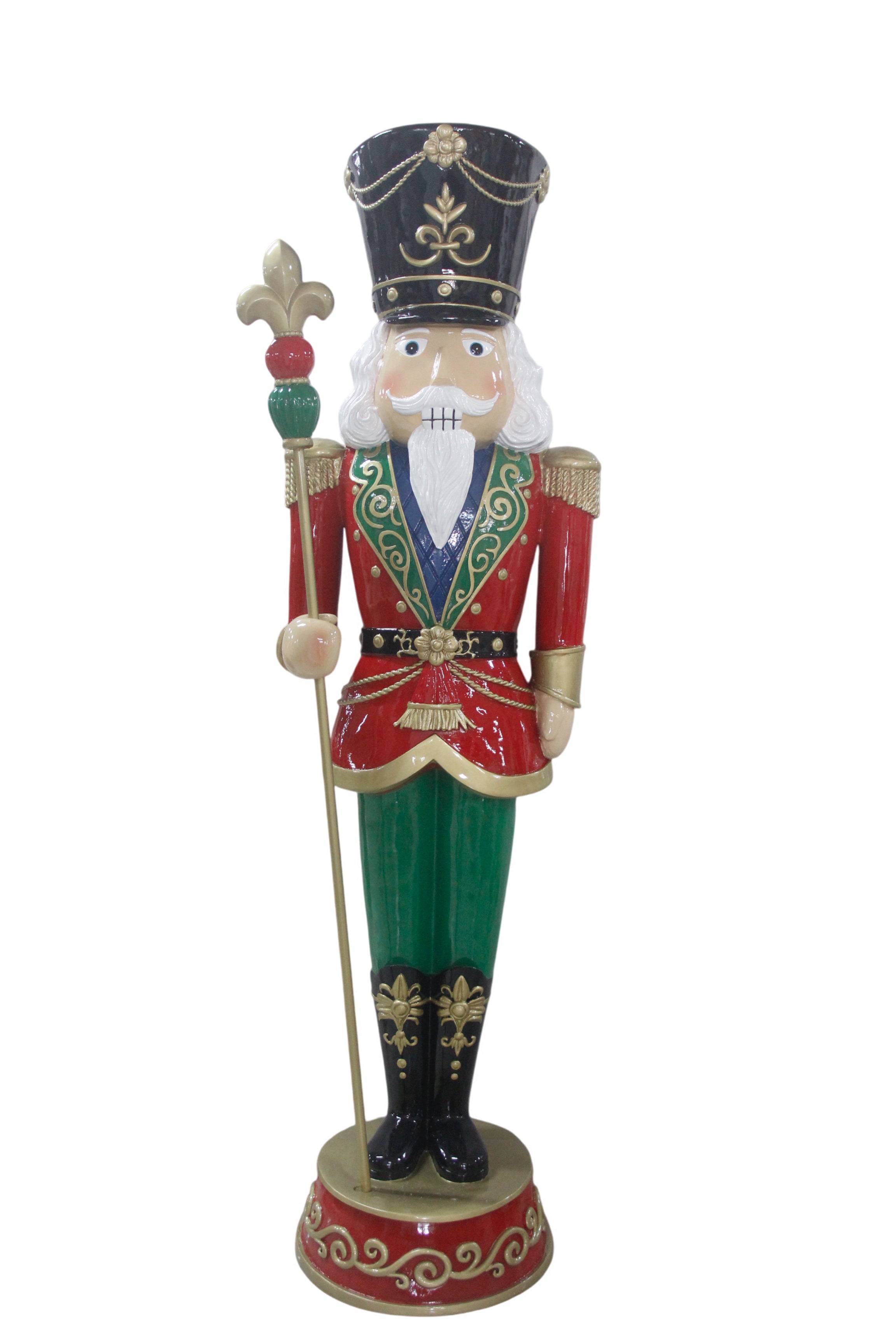 180CM RED & GREEN NUTCRACKER