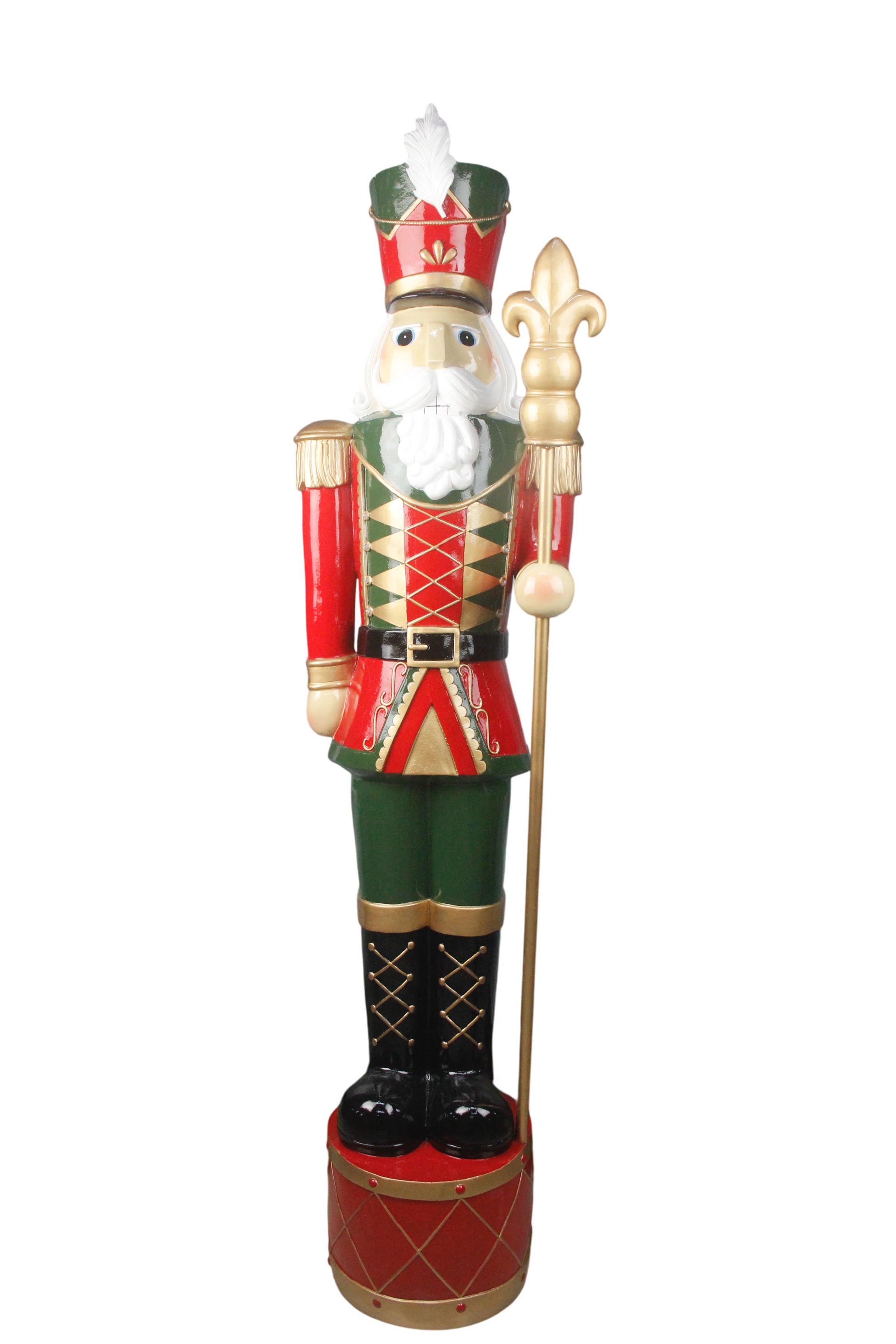 154CM NUTCRACKER ON DRUM
