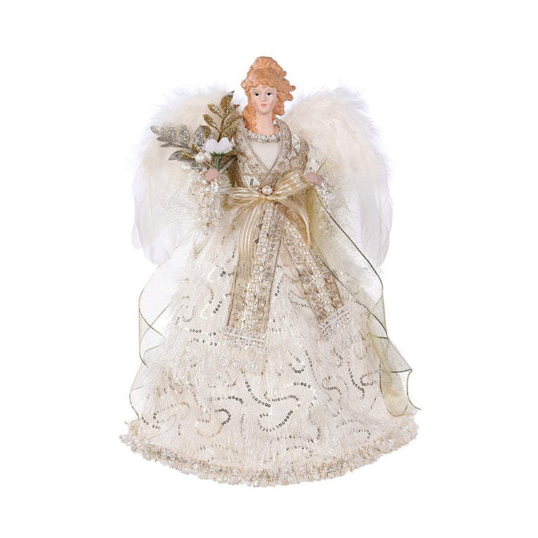 40CM ANGEL WITH PEARL BEADS