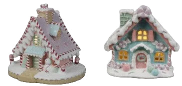 S/2 PINK GB HOUSES