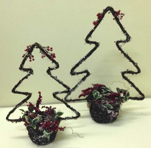 S/2 BERRY TREE BASKETS