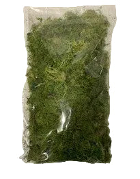 Packaged green moss