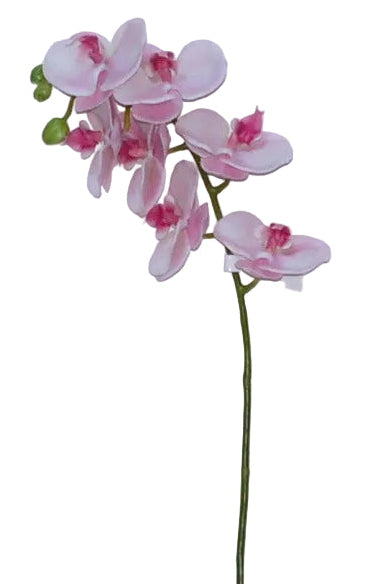 Artificial pink orchid flower stem.