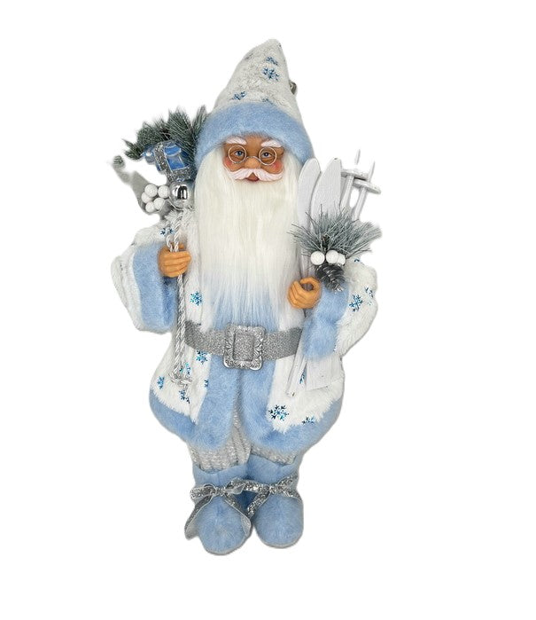 60 CM SANTA WTH DARK BLUE JACKET