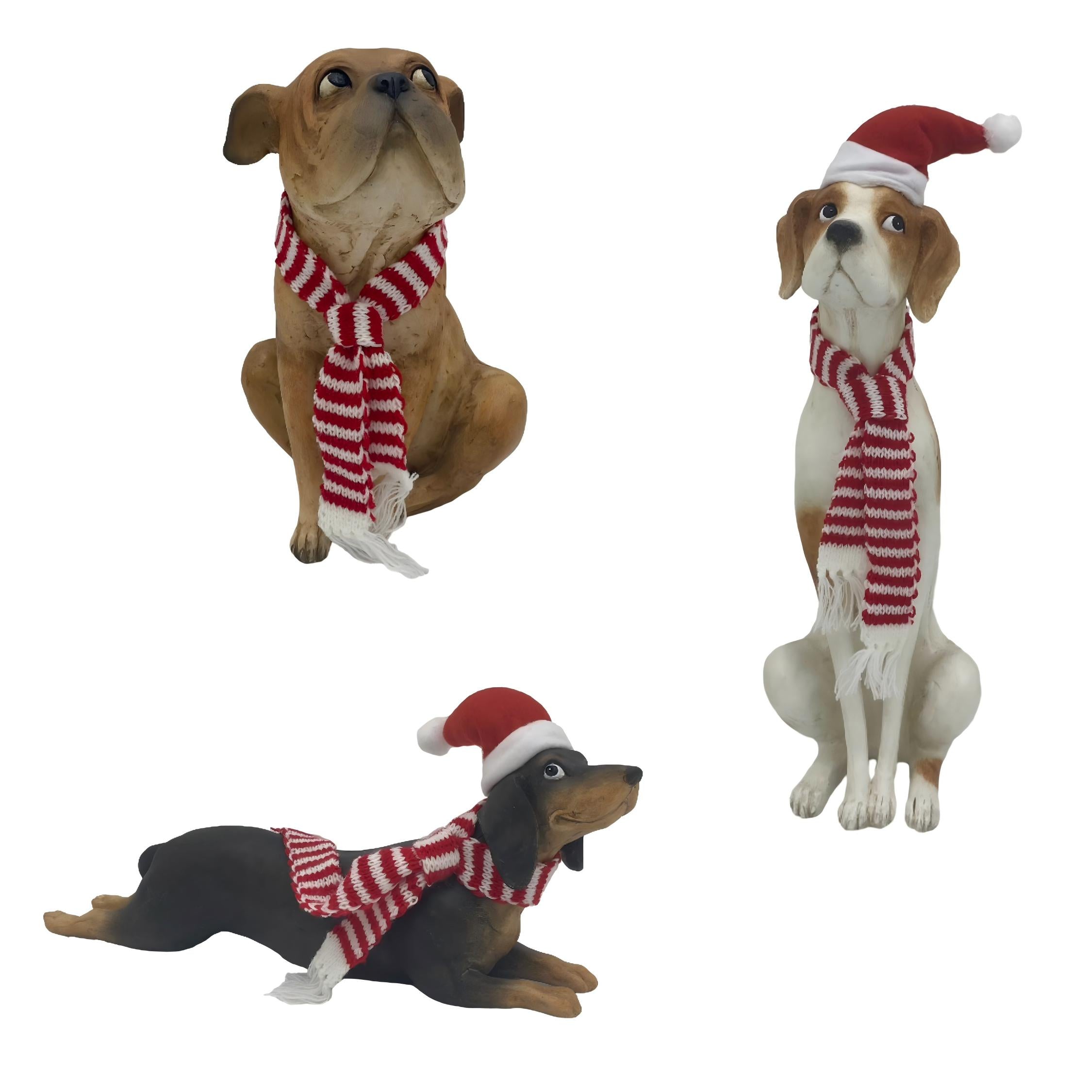 SET OF 3 ASSORTED DOGS