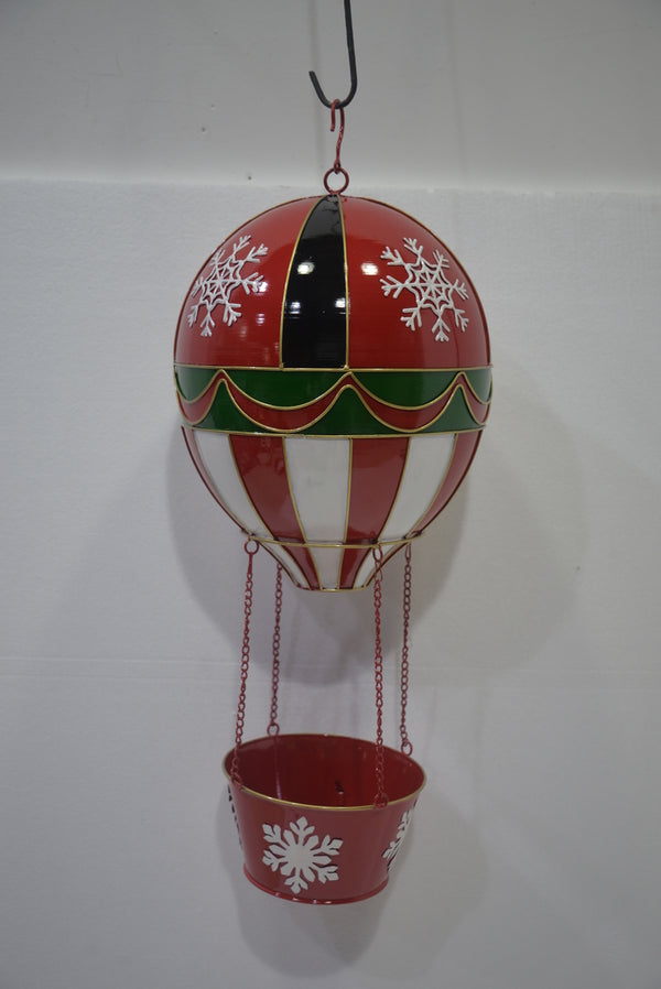 RED WH GREEN HOT AIR BALLOON