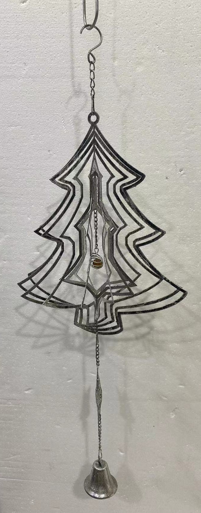 SILVER HANGING TREE ORN