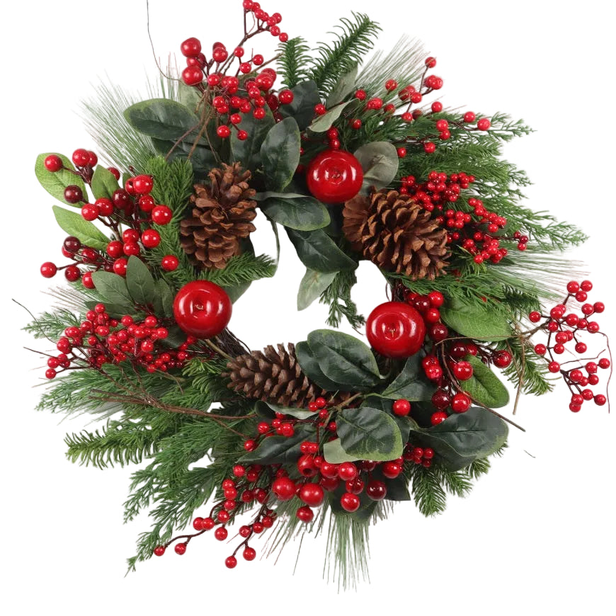 24" APPLE WREATH