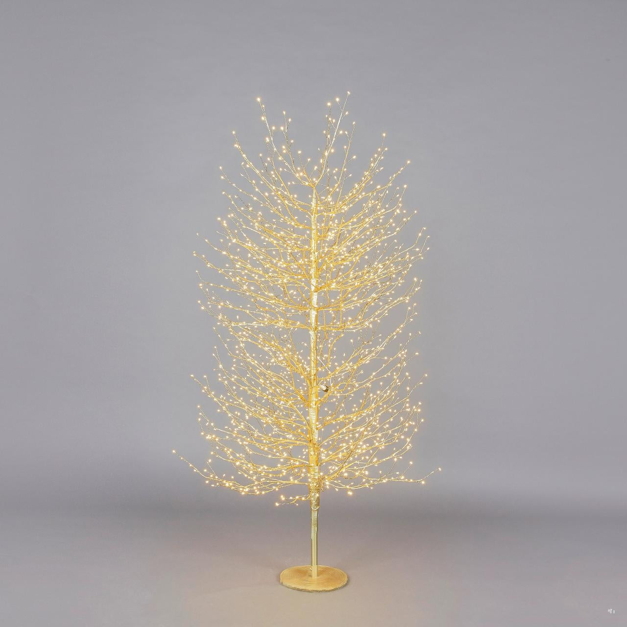 180CM ALL RD GOLD TREE