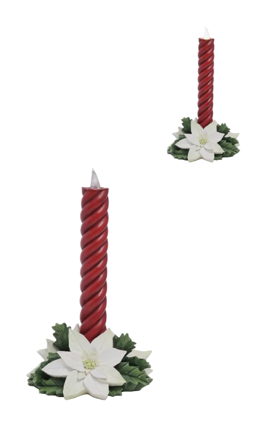 POINS W RED CANDLE