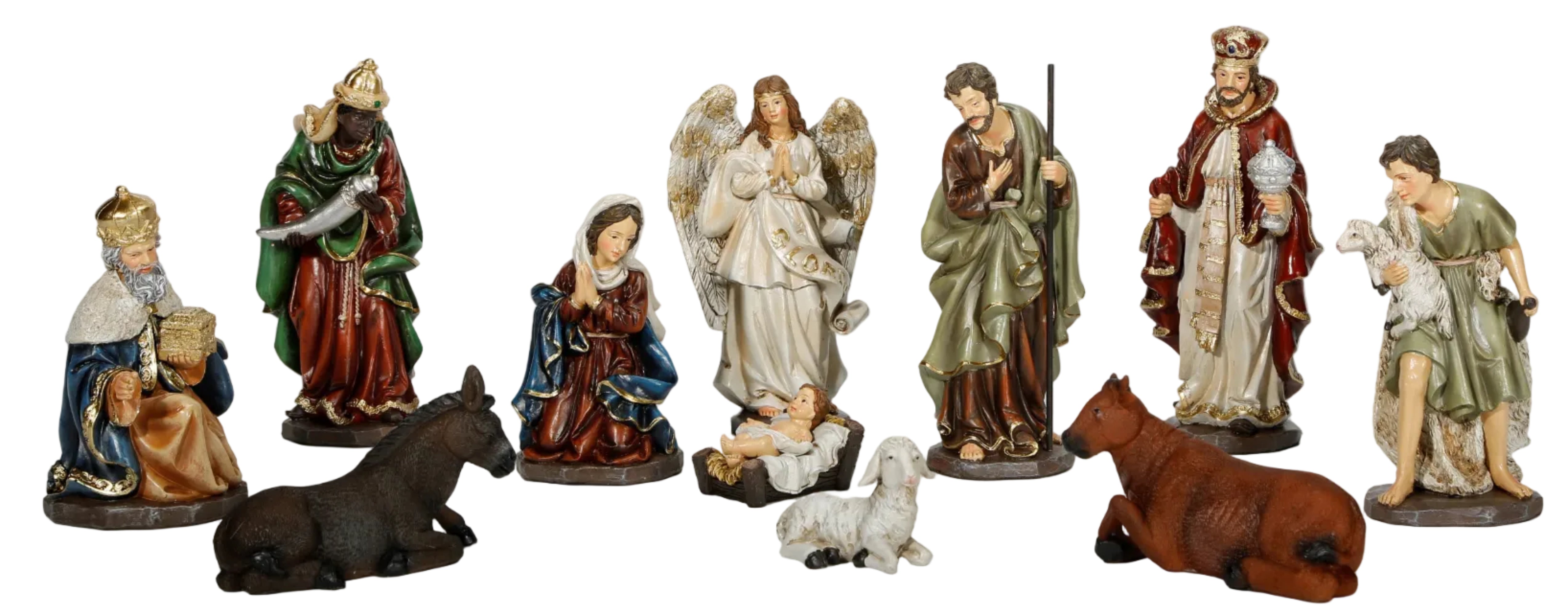 S/11 8" NATIVITY SET