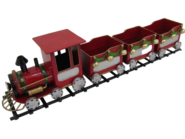 Red toy train set
