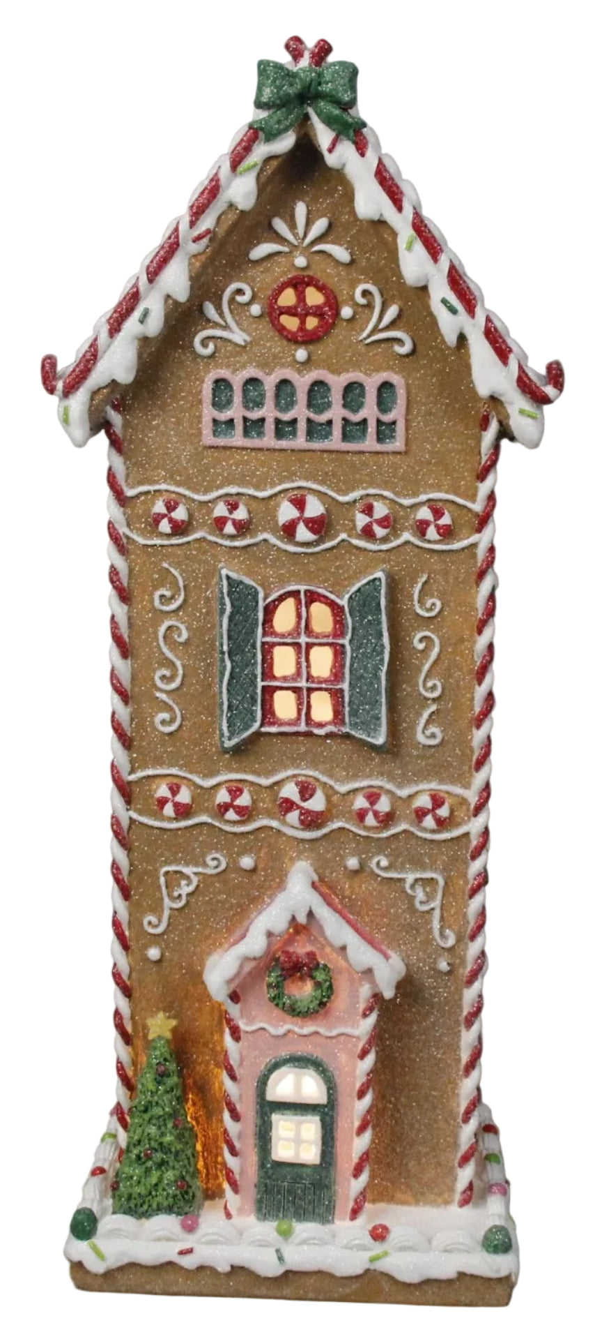 TALL GB HOUSE GREEN DOOR