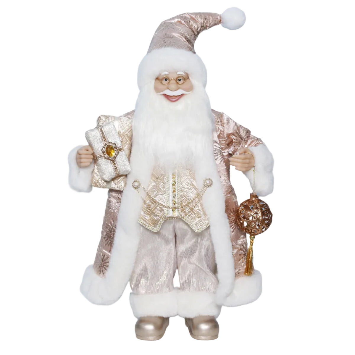60CM PALE PINK SANTA