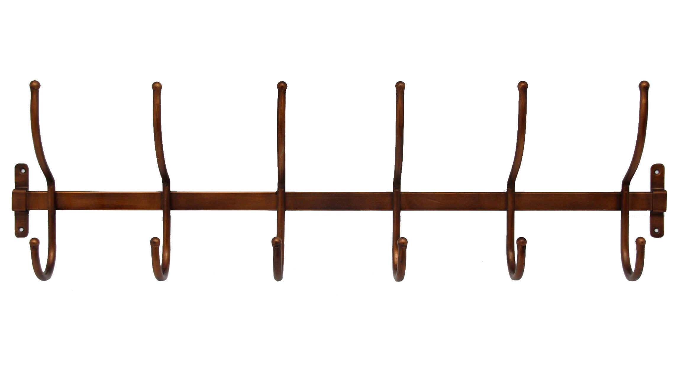 ROW OF 6 HOOKS