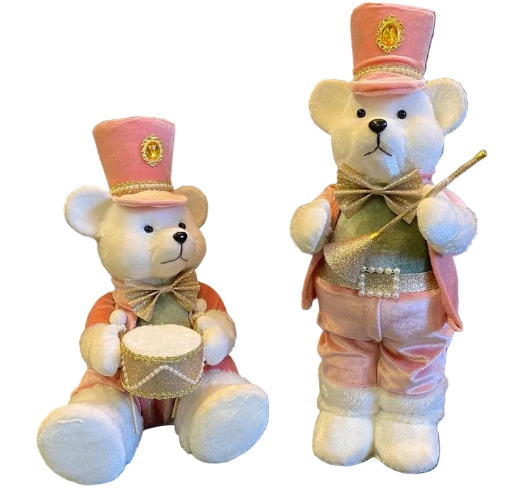 S/2 PINK BEARS